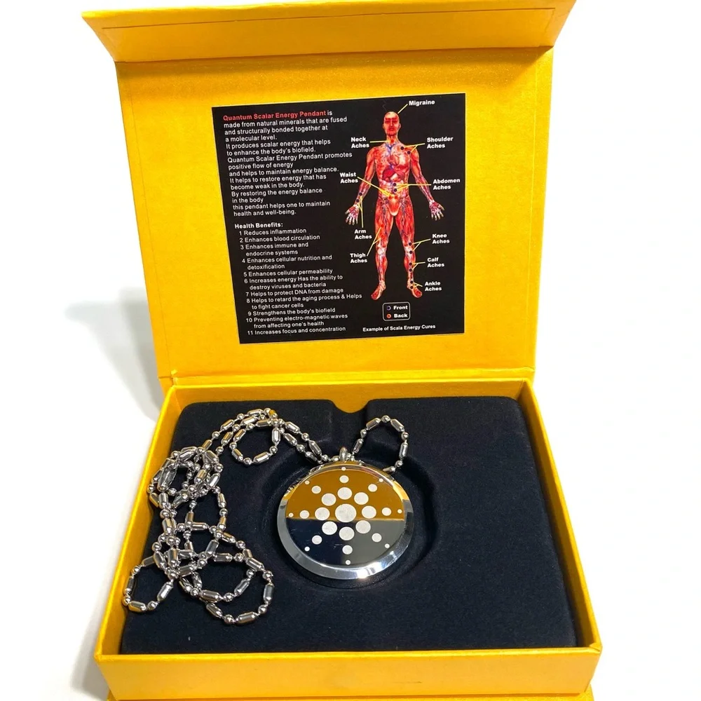 Energy Pendant Quantum Necklace Emf Protection - Picture 4 of 5